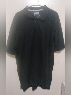 Champs Sports Classic Black Polo Shirt 3xl A-33